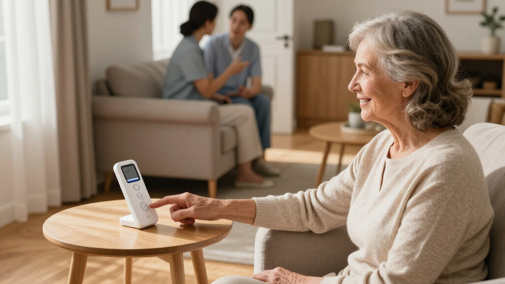 home intercom system for elderly care wireless