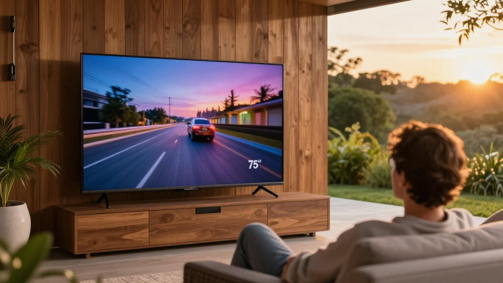 outdoor tvs anti glare 75 inch