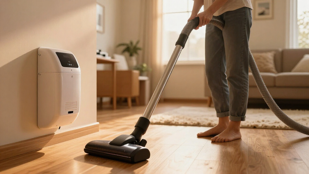 central vacuum with large capacity
