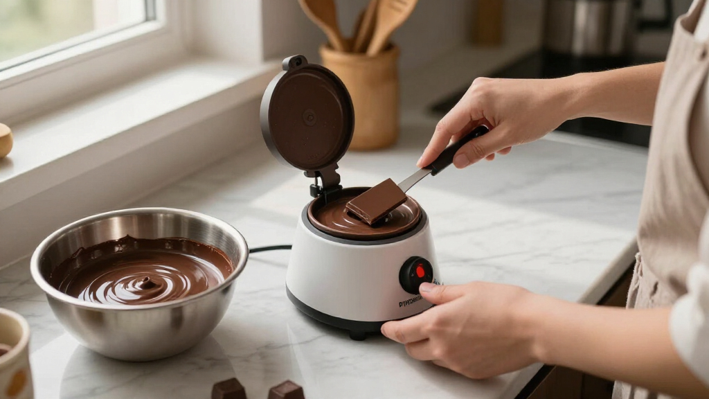 chocolate tempering machine small premium