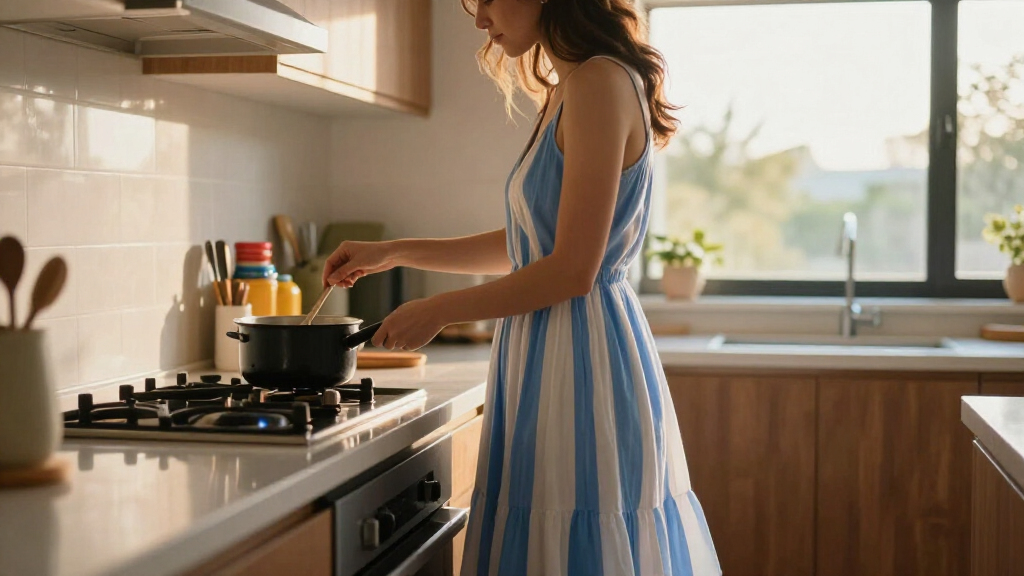 best blue and white summer dresses