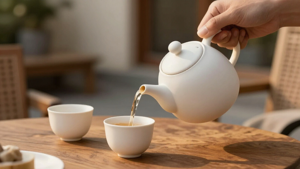 modern minimalist tea set