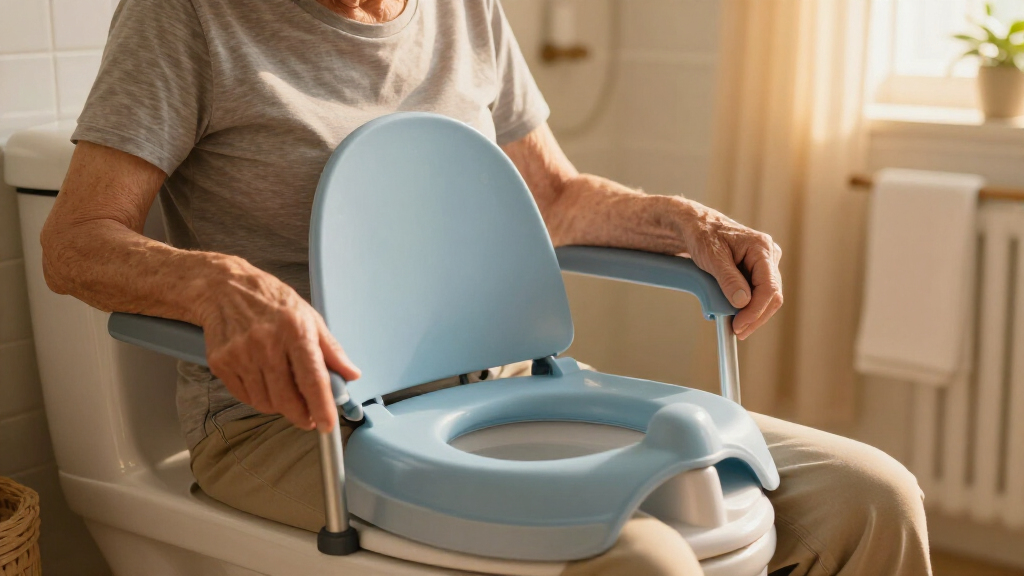 raised toilet seat for elderly