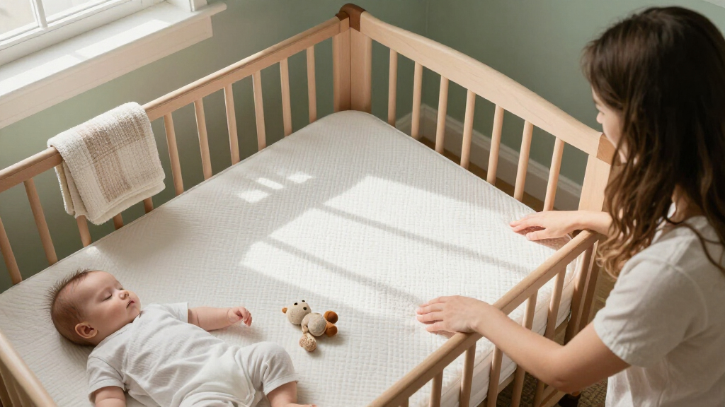 mini crib with mattress bundle