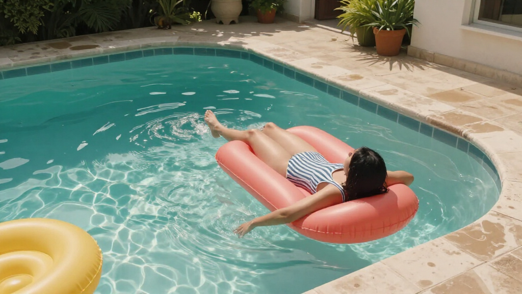 inflatable pool floats