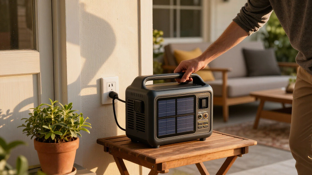solar generator for home backup