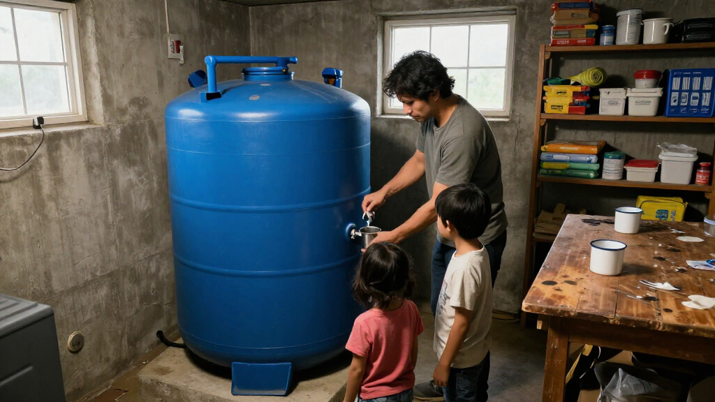fallout shelter water storage tanks