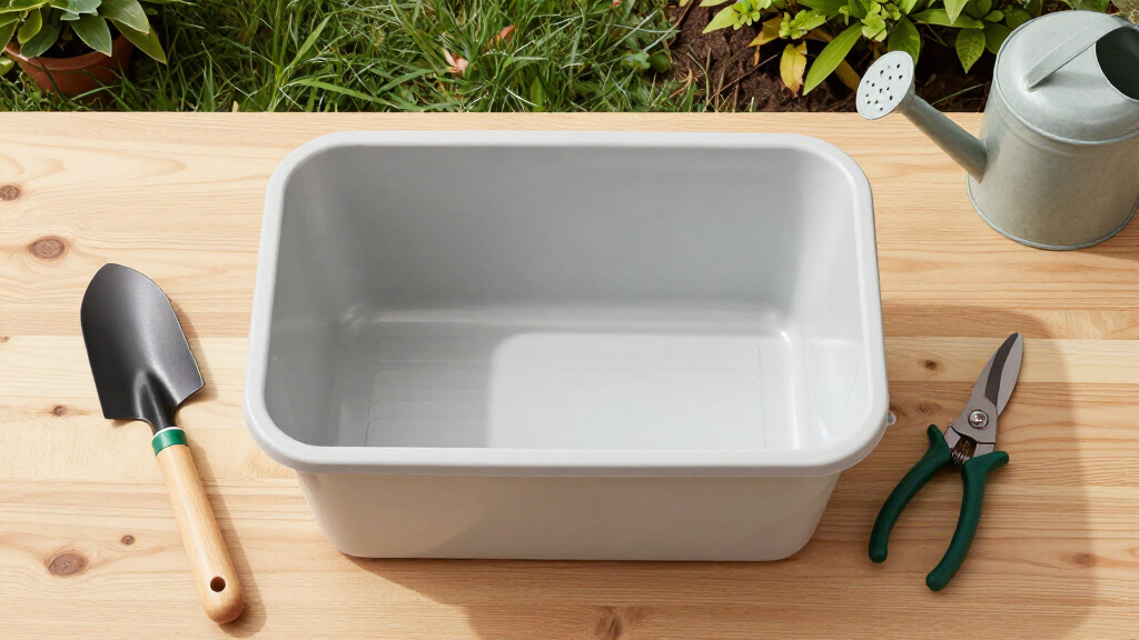 garden tool storage bins