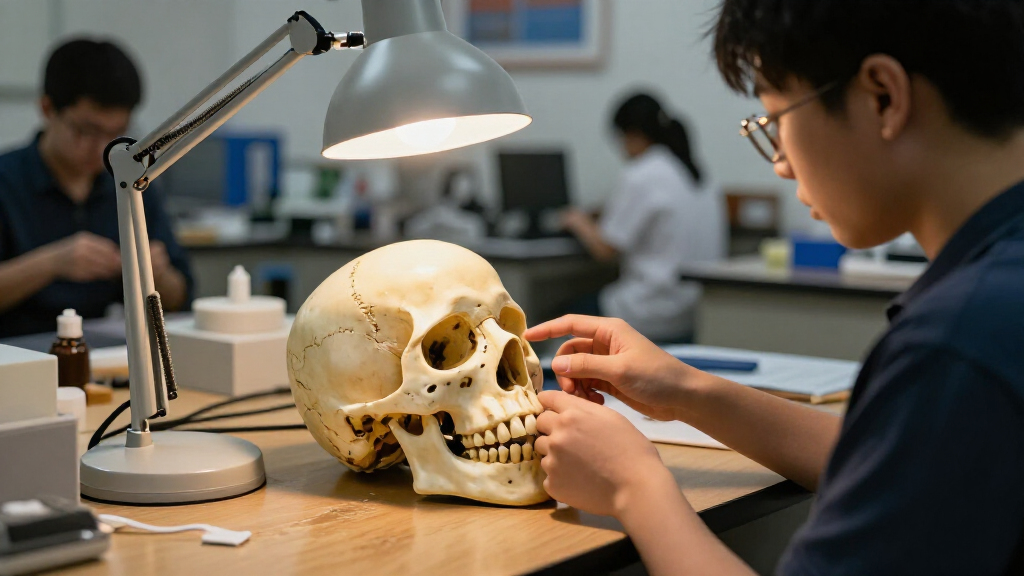 human skull anatomy models