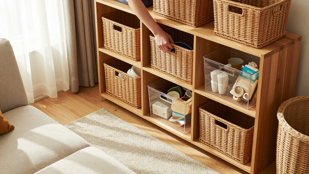 best living room storage organizers