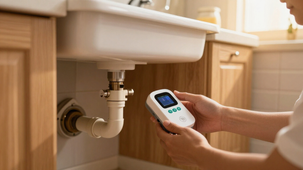 water leak detection system with auto shutoff