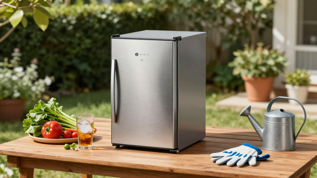 commercial refrigerator for garage storage