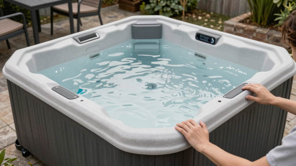 best portable hard shell hot tub