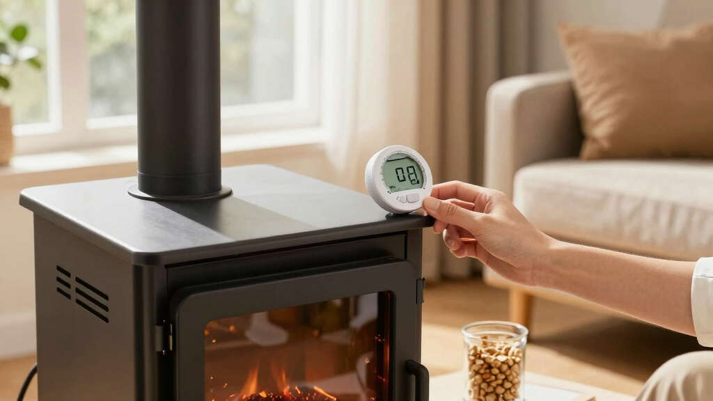 best small pellet stove with thermostat