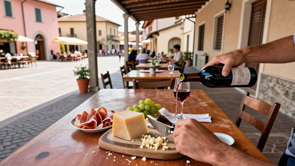 Taste Parmigiano and prosciutto without rushing