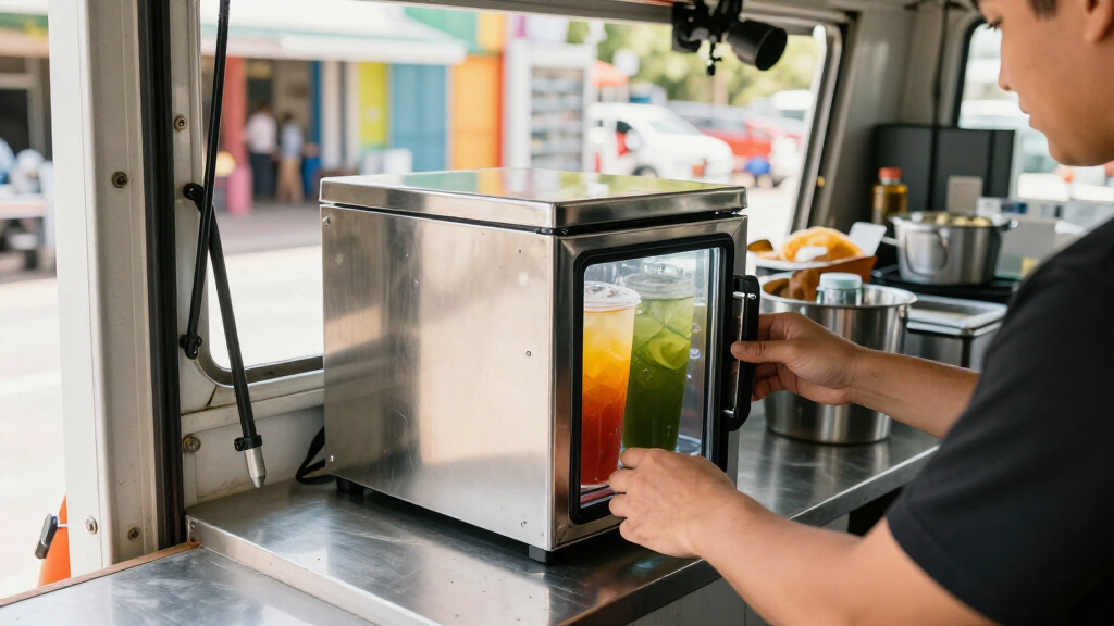 best compact beverage coolers for food trucks
