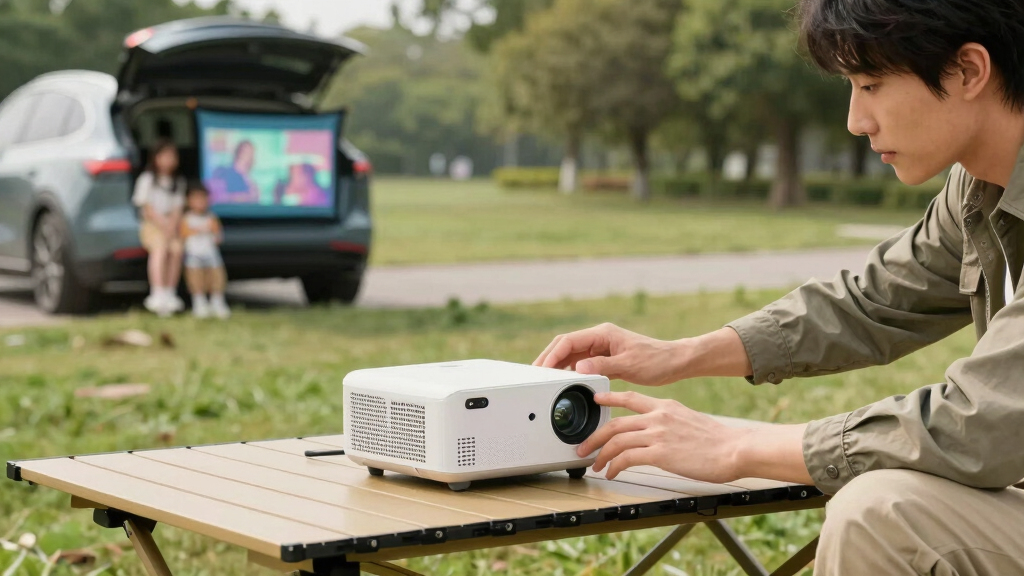 best compact portable projector for family road trips