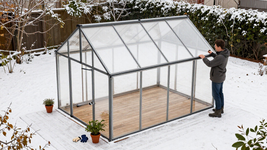 heavy duty greenhouse kit for snow load