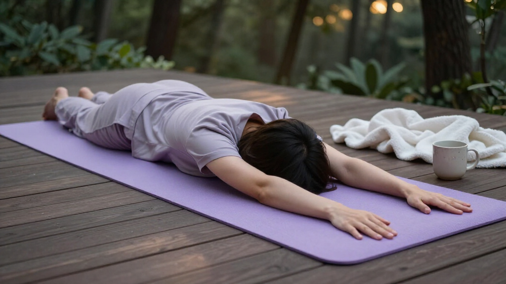 yoga mats for bedtime stretching