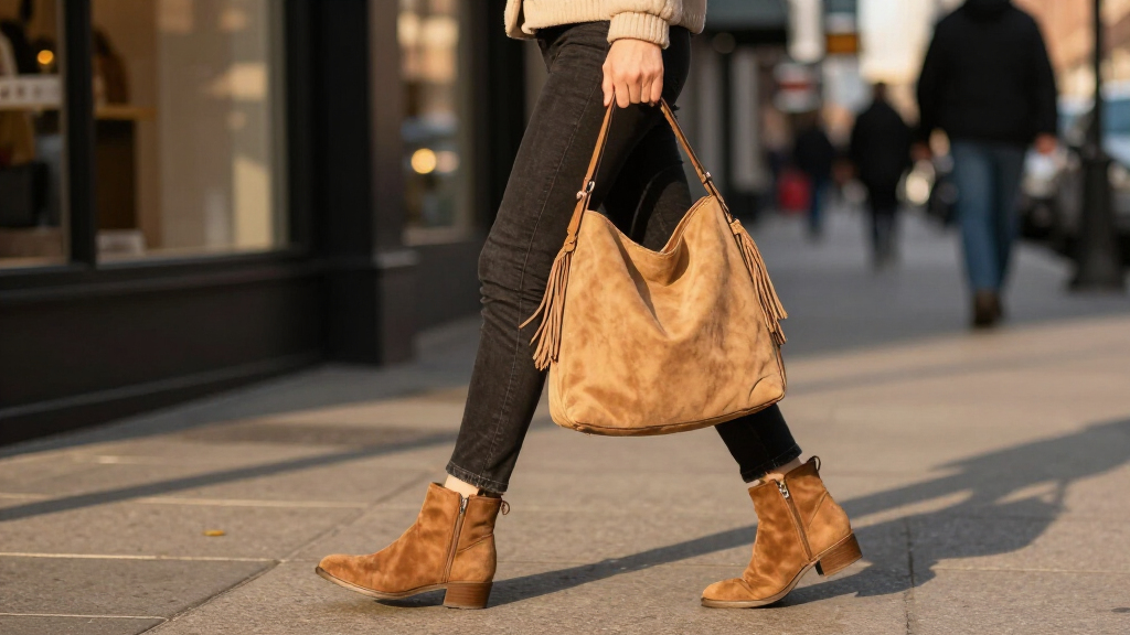 best suede fashion accessories
