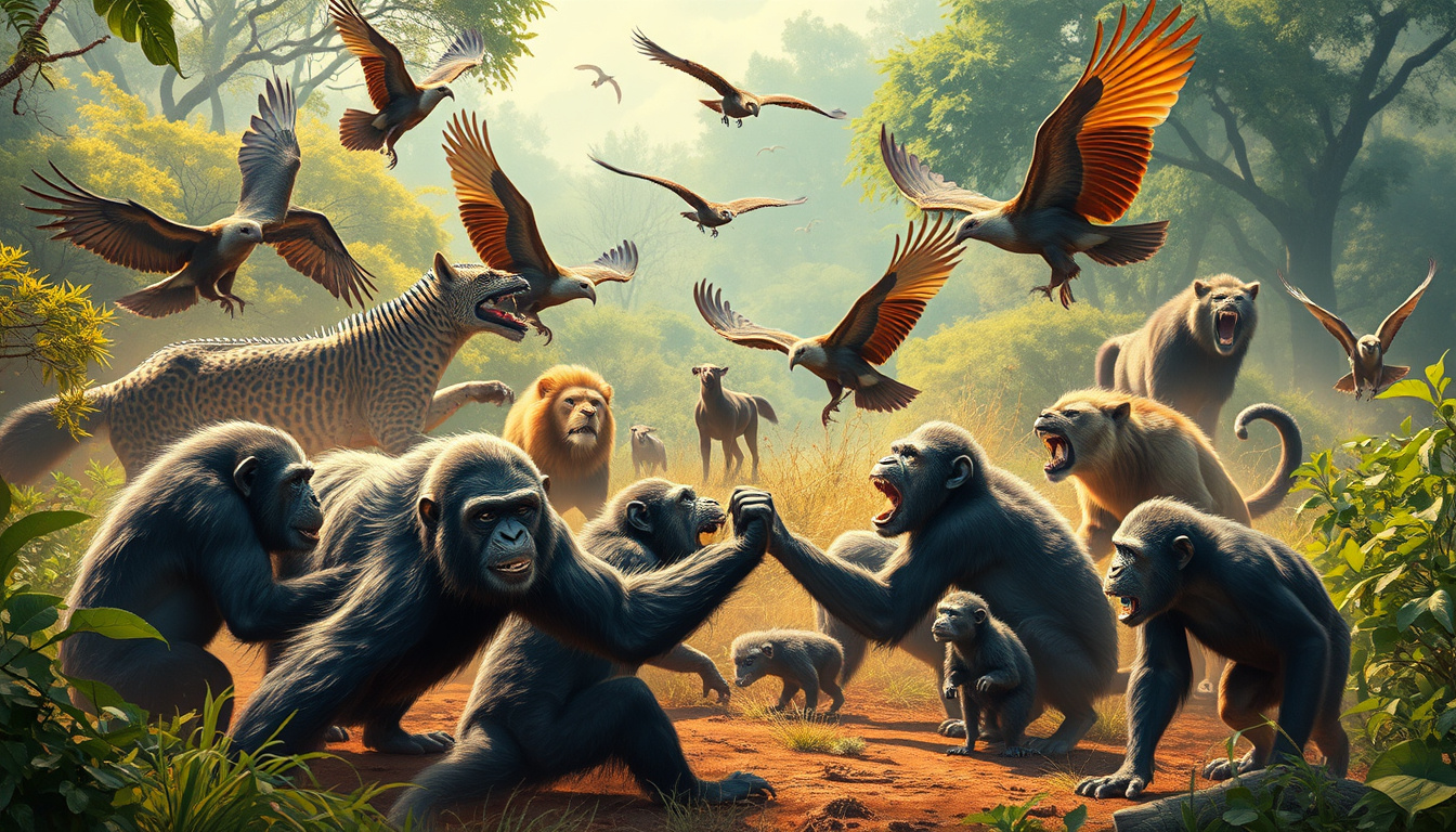 Common Species Involved in Territorial Battles