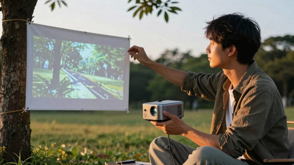 portable outdoor projectors
