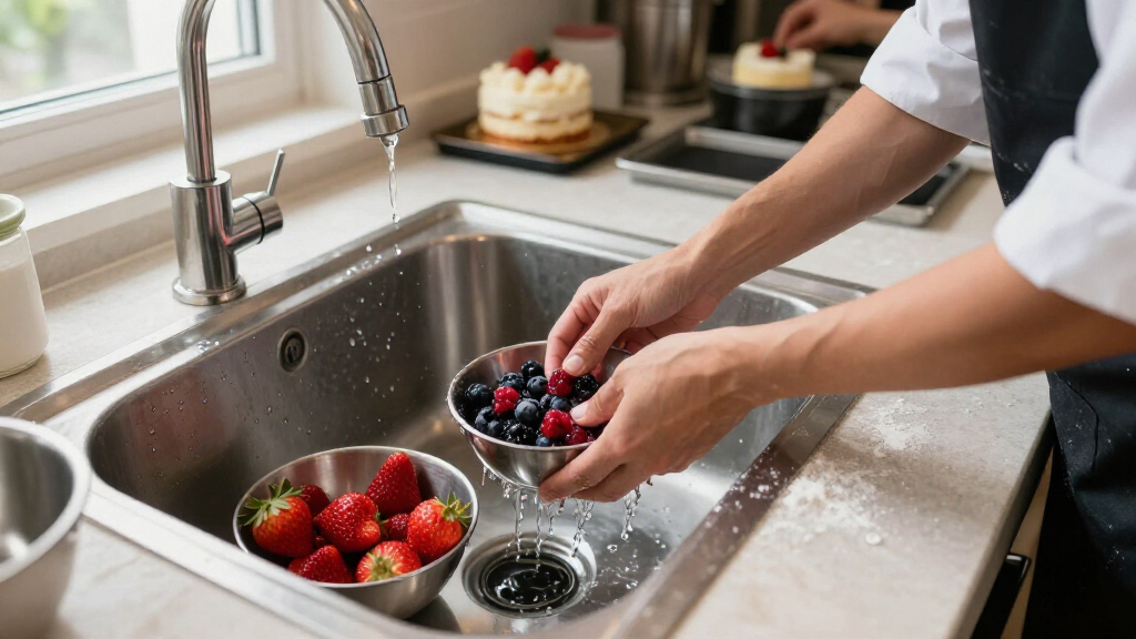 premium sink workstations for dessert kitchens