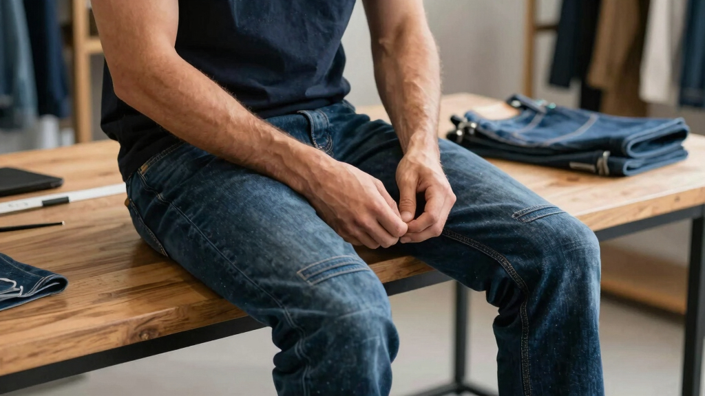 jeans for men with big thighs