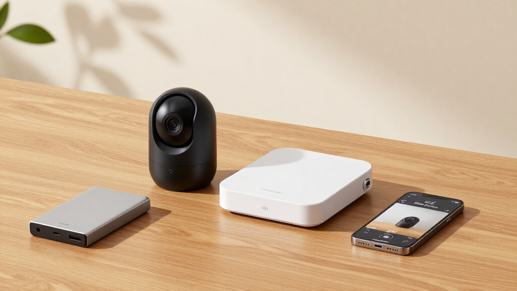 wireless security camera system with local storage