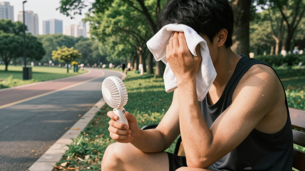 portable mini fans postrun cooldown