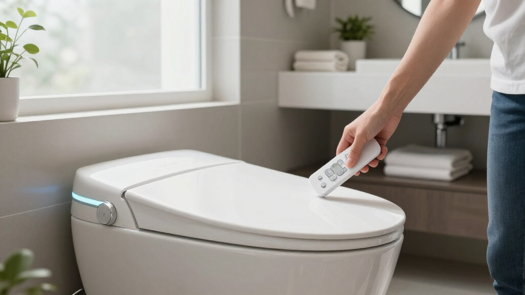 smart toilet bidet combo