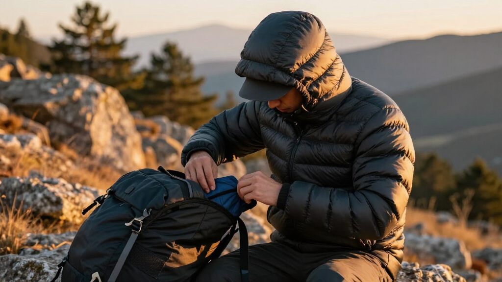 ultralight packable down jacket