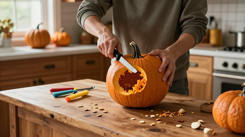 pumpkin carving kit knives