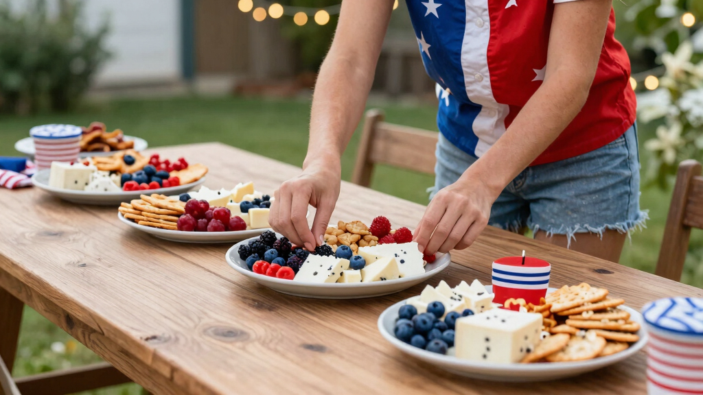 patriotic party food platters