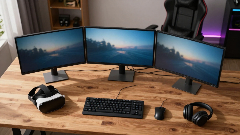best triple monitor mounts for sim rooms