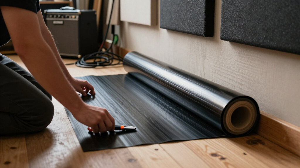 mass loaded vinyl soundproofing roll