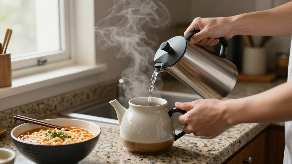 countertop water dispenser for tea and ramen