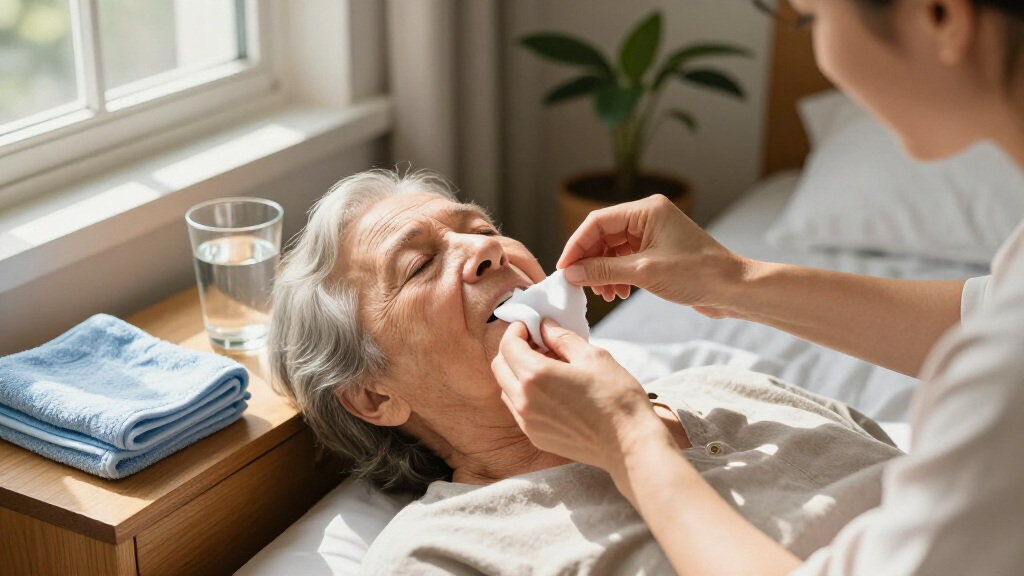 oral swabs for elderly oral care
