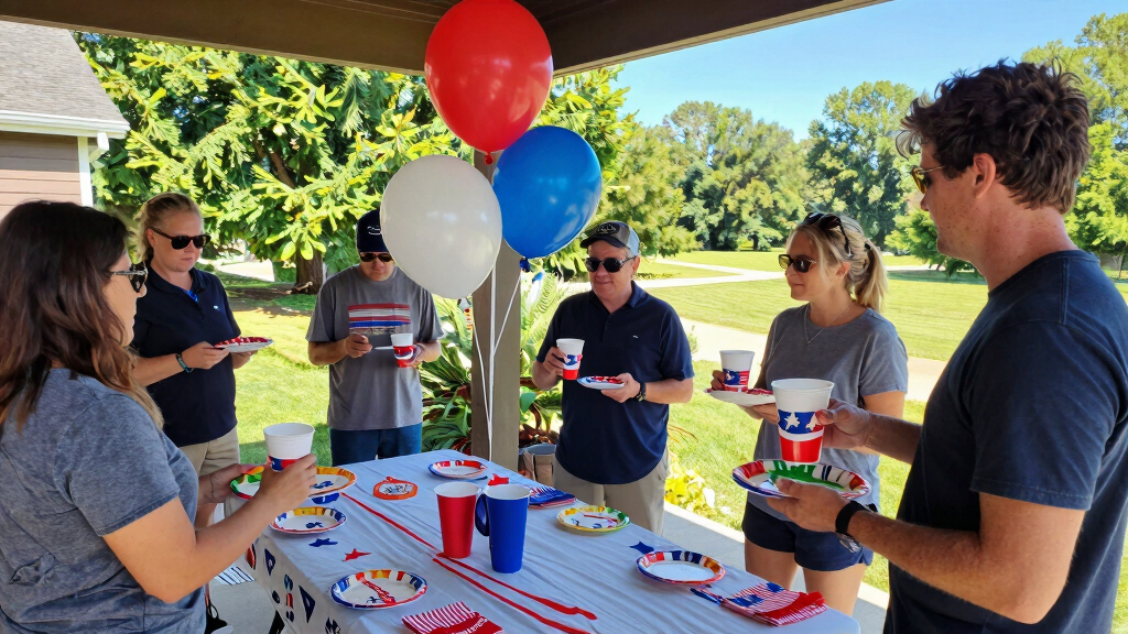 patriotic outdoor party supplies