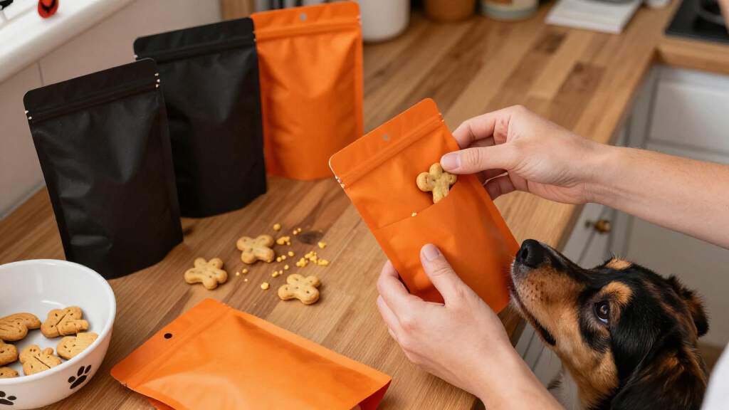 Halloween pet treat bags