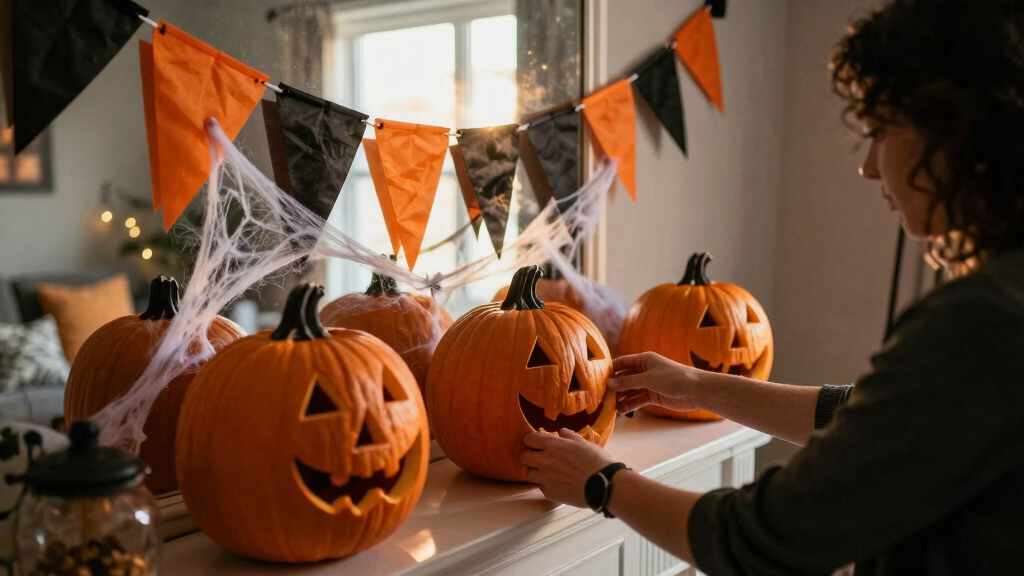 Halloween themed home decor