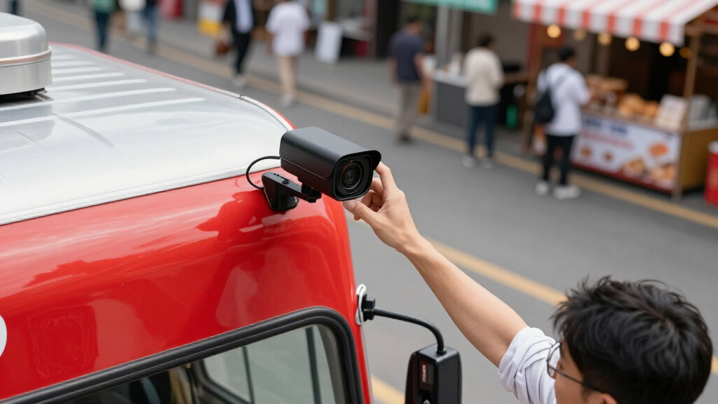 best AI security cameras for food truck business