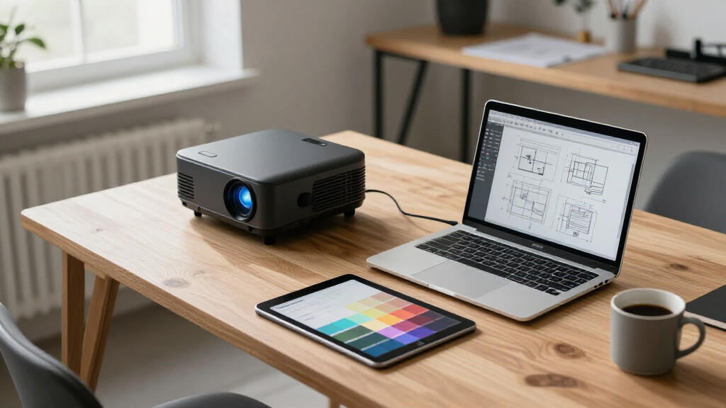best professional short throw laser projector for small design studios