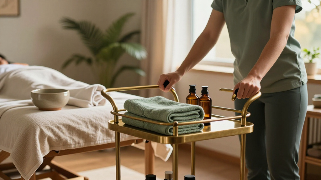 best luxury spa trolley cart