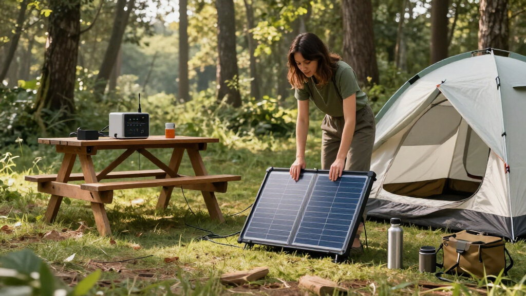 portable solar panels for camping