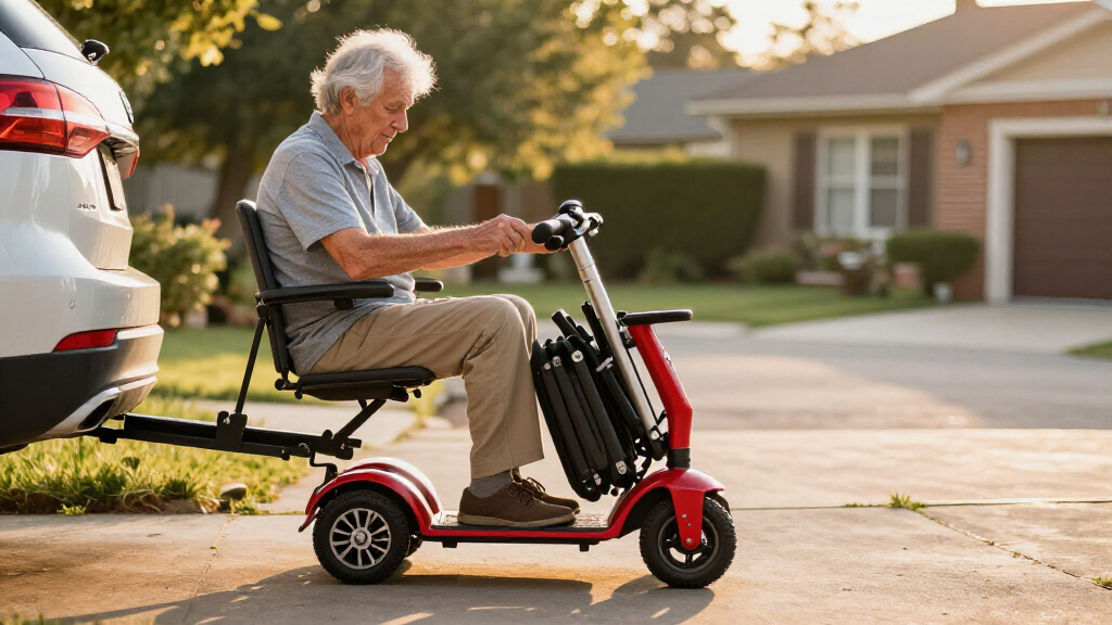 foldable mobility scooter lifts