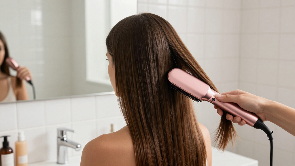 premium hair straightening brushes