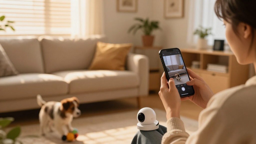 indoor security cameras pet monitoring
