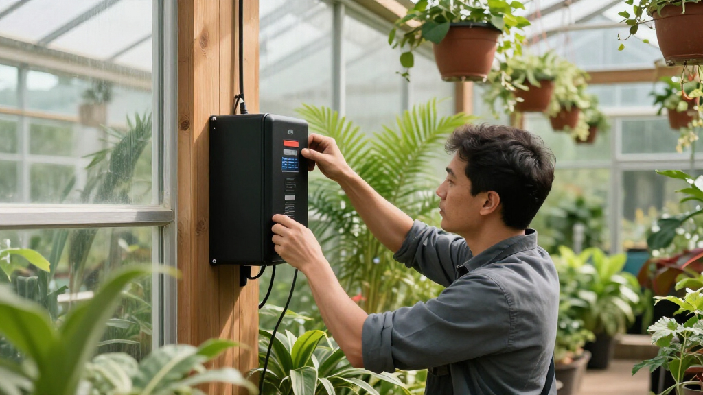 best battery systems for greenhouse automation