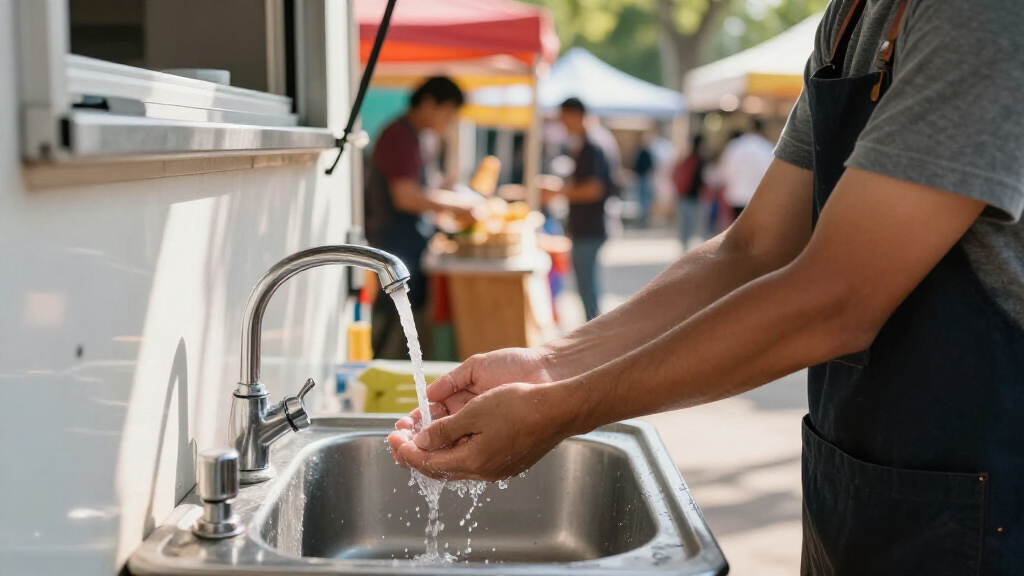 best outdoor handwashing stations for food trailers